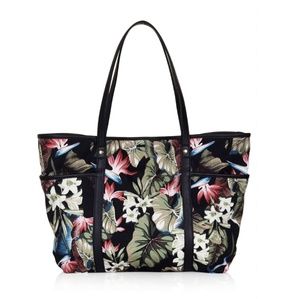 Topshop Floral Canvas Tote